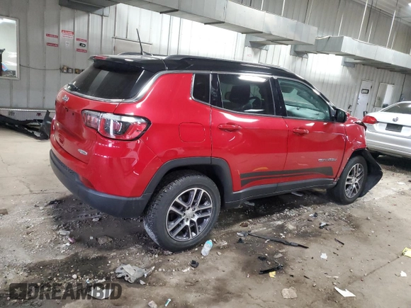 2018 Jeep Compass Latitude with VIN 3C4NJDBB2JT155307, listed as a Copart auction lot 51294085 with 58,718 mi miles and Clean Title. Bid and sale history available at carsss.com. Image 3.