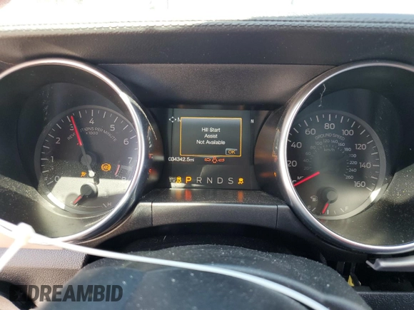 2022 Ford Mustang GT with VIN 1FA6P8CF3N5110299, listed as a Copart auction lot 56389905 with 34,342 mi miles and Salvage title. Bid and sale history available at DreamBid. Image 9.