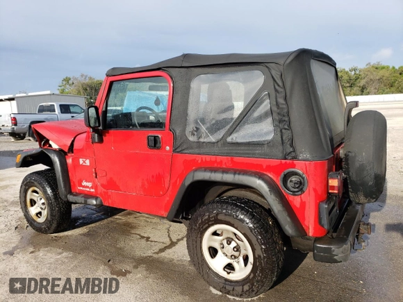 2004 Jeep Wrangler X with VIN 1J4FA39S94P709062, listed as a Copart auction lot 45573034 with 203,502 mi miles and Salvage Title. Bid and sale history available at carsss.com. Image 2.
