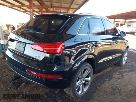 2016 Audi Q3 Premium Plus with VIN WA1EFCFS8GR003582, listed as a IAAI auction lot 41973735 with 105,670 mi miles and . Bid and sale history available at DreamBid. Image 4.