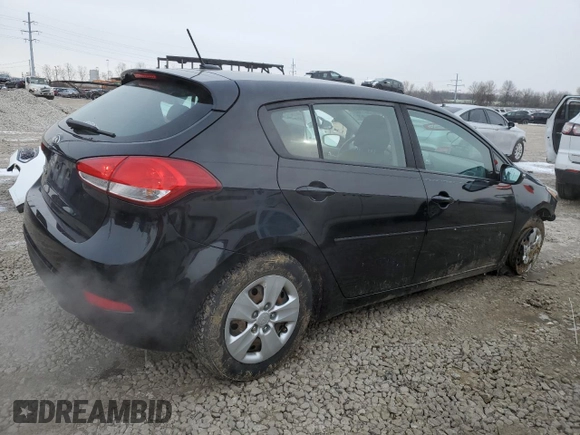 2017 Kia Forte5 LX with VIN KNAFK5A86H5682156, listed as a Copart auction lot 45861385 with 104,591 mi miles and Salvage Title. Bid and sale history available at carsss.com. Image 3.