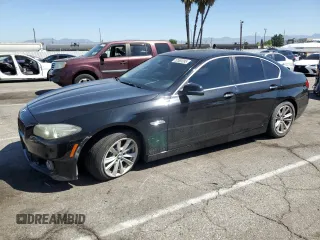 2015 BMW 5 Series 528i with VIN WBA5A5C5XFD522415, listed as a Copart auction lot 52563095 with 81,979 mi miles and Salvage Title. Bid and sale history available at carsss.com. Image 1.