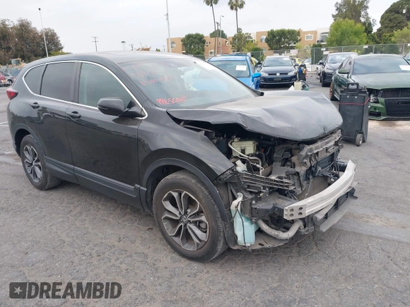 2021 Honda CR-V EX z VIN 5J6RW1H55MA011324, wystawiony jako IAAI lot #42087757 z przebiegiem 65 655 mil mil oraz . Historia ofert i sprzedaży dostępna na DreamBid. Obrazek 1.