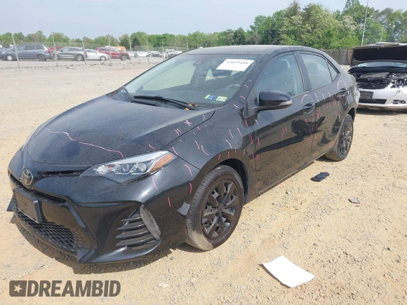 2019 Toyota Corolla L z VIN 2T1BURHE3KC160691, wystawiony jako IAAI lot #42059408 z przebiegiem 64 691 mil mil oraz . Historia ofert i sprzedaży dostępna na DreamBid. Obrazek 2.
