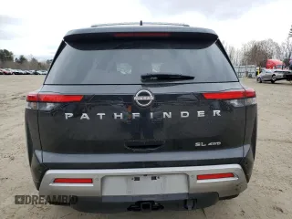 2023 Nissan Pathfinder SL with VIN 5N1DR3CD5PC264746, listed as a Copart auction lot 47818735 with 31,627 mi miles and Salvage title. Bid and sale history available at DreamBid. Image 6.