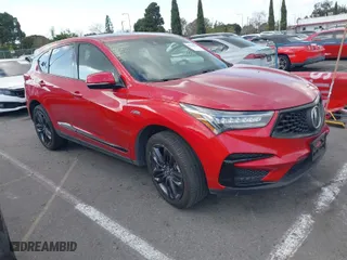 2021 Acura RDX w/A-Spec Package with VIN 5J8TC2H67ML046472, listed as a IAAI auction lot 41446076 with 42,157 mi miles. Bid and sale history available at carsss.com. Image 1.