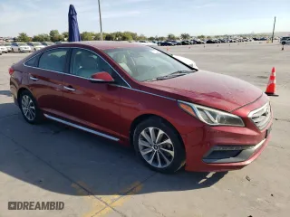 2015 Hyundai Sonata 2.4L Sport with VIN 5NPE34AF1FH177014, listed as a Copart auction lot 77470244 with 50,915 mi miles and Salvage Title. Bid and sale history available at carsss.com. Image 4.