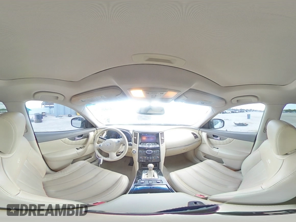 2014 Infiniti QX70 with VIN JN8CS1MU5EM450385, listed as a Copart auction lot 60201735 with 196,097 mi miles and Salvage title. Bid and sale history available at DreamBid. Image 15.