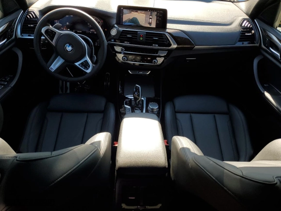 2021 BMW X3 M40i with VIN 5UXTY9C04M9E24998, listed as a Copart auction lot 87262434 with 50,722 mi miles and Salvage Title. Bid and sale history available at carsss.com. Image 8.