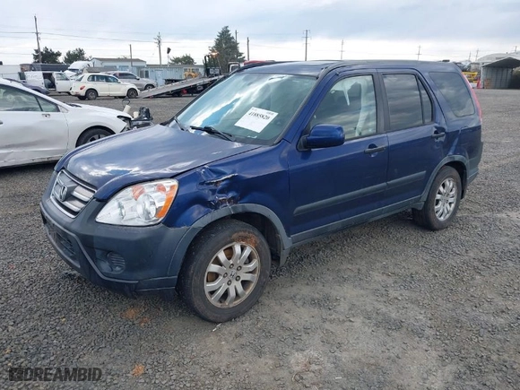 2005 Honda CR-V EX with VIN JHLRD78865C039845, listed as a IAAI auction lot 41885820 with 266,354 mi miles. Bid and sale history available at carsss.com. Image 2.