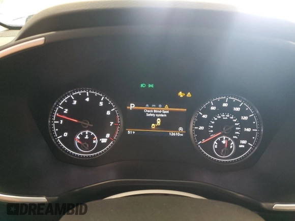 2022 Hyundai Santa Fe SEL with VIN 5NMS2DAJ6NH470719, listed as a Copart auction lot 52813855 with 12,610 mi miles and Salvage Title. Bid and sale history available at carsss.com. Image 9.