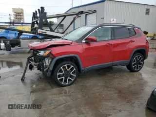 2018 Jeep Compass Limited z VIN 3C4NJDCB7JT246345, wystawiony jako Copart lot #60849895 z przebiegiem 134 709 mil mil oraz Szkoda całkowita • Salvage title. Historia ofert i sprzedaży dostępna na DreamBid. Obrazek 1.