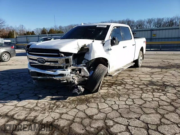 2018 Ford F-150 XL with VIN 1FTFW1EG5JFA02667, listed as a Copart auction lot 45226685 with 349,980 mi miles and Salvage Title. Bid and sale history available at DreamBid. Image 11.