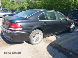 2004 BMW 7 Series 745Li with VIN WBAGN63594DS54487, listed as a IAAI auction lot 42497386 with 125,813 mi miles and . Bid and sale history available at DreamBid. Image 4.