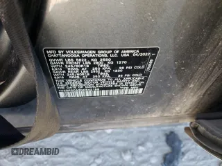 2022 Volkswagen Atlas SE with VIN 1V2DP2CA3NC542159, listed as a Copart auction lot 38466764 with Not provided miles and . Bid and sale history available at DreamBid. Image 12.