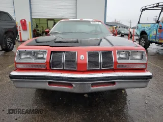 1977 Oldsmobile Cutlass with VIN 3G37R7R202893, listed as a Copart auction lot 86433114 with 21,252 mi miles and Clean Title. Bid and sale history available at DreamBid. Image 5.