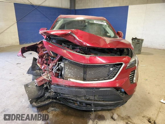 2021 Cadillac XT4 AWD Luxury with VIN 1GYFZBR44MF056778, listed as a Copart auction lot 80963854 with 32,069 mi miles and Salvage Title. Bid and sale history available at carsss.com. Image 5.