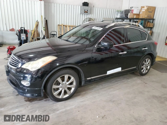 2010 Infiniti EX Journey with VIN JN1AJ0HP6AM701609, listed as a Copart auction lot 54975265 with 167,480 mi miles and Salvage Title. Bid and sale history available at DreamBid. Image 1.