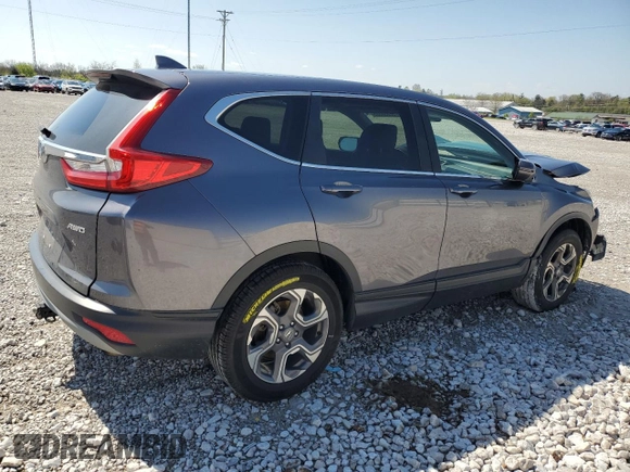 2018 Honda CR-V EX-L with VIN 7FARW2H82JE020902, listed as a Copart auction lot 52338385 with 94,096 mi miles and Salvage Title. Bid and sale history available at carsss.com. Image 3.