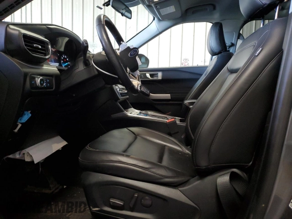 2022 Ford Explorer XLT with VIN 1FMSK8DH6NGC05835, listed as a Copart auction lot 56245535 with 54,839 mi miles and Salvage title. Bid and sale history available at DreamBid. Image 7.