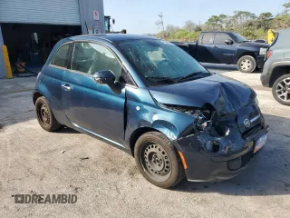 2013 FIAT 500 Pop with VIN 3C3CFFAR8DT742803, listed as a Copart auction lot 43484505 with 105,765 mi miles and Non Repairable. Bid and sale history available at carsss.com. Image 4.