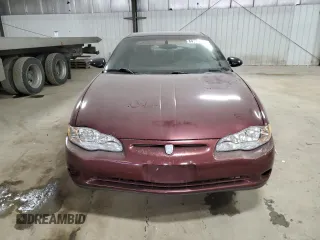 2000 Chevrolet Monte Carlo LS with VIN 2G1WW12E9Y9325411, listed as a Copart auction lot 84213754 with 171,947 mi miles and Salvage Title. Bid and sale history available at carsss.com. Image 5.