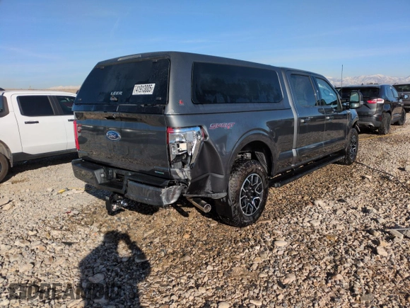 2023 Ford F-150 XL with VIN 1FTFW1E8XPFA49002, listed as a Copart auction lot 41913005 with 20,943 mi miles and Salvage Title. Bid and sale history available at carsss.com. Image 3.