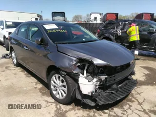 2019 Nissan Sentra SV z VIN 3N1AB7AP4KY455416, wystawiony jako IAAI lot #36379531 z przebiegiem 73 178 mil mil oraz . Historia ofert i sprzedaży dostępna na DreamBid. Obrazek 1.