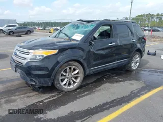 2015 Ford Explorer XLT with VIN 1FM5K7D8XFGB65056, listed as a IAAI auction lot 41853285 with 131,533 mi miles and . Bid and sale history available at carsss.com. Image 2.