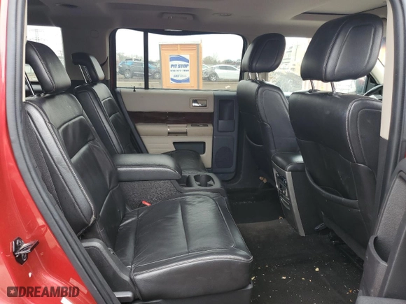 2010 Ford Flex SEL with VIN 2FMGK5CC8ABA29382, listed as a Copart auction lot 49280575 with 176,549 mi miles and Salvage Title. Bid and sale history available at carsss.com. Image 10.