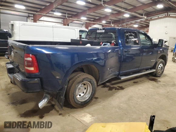 2024 Ram 3500 Laramie with VIN 3C63RRJLXRG166512, listed as a Copart auction lot 47194115 with 105,039 mi miles and Clean Title. Bid and sale history available at carsss.com. Image 3.