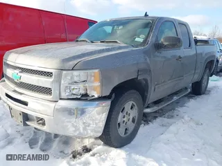 2012 Chevrolet Silverado 1500 LT with VIN 1GCRKSE72CZ199765, listed as a IAAI auction lot 41473863 with 129,626 mi miles. Bid and sale history available at carsss.com. Image 2.