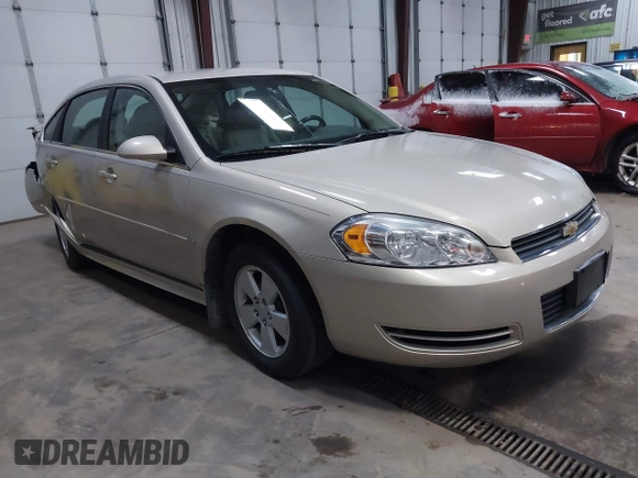 2009 Chevrolet Impala LT with VIN 2G1WT57K391188819, listed as a IAAI auction lot 41934884 with 139,682 mi miles and . Bid and sale history available at DreamBid. Image 1.