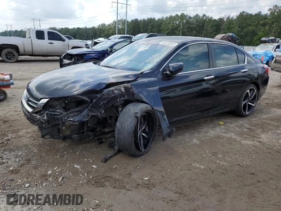 2013 Honda Accord Sport with VIN 1HGCR2F53DA184868, listed as a Copart auction lot 54410545 with Not Provided miles and Salvage Title. Bid and sale history available at DreamBid. Image 1.