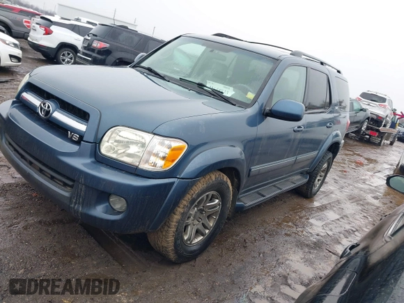 2006 Toyota Sequoia SR5 with VIN 5TDBT44A26S260206, listed as a IAAI auction lot 41658833 with 206,578 mi miles and . Bid and sale history available at DreamBid. Image 2.