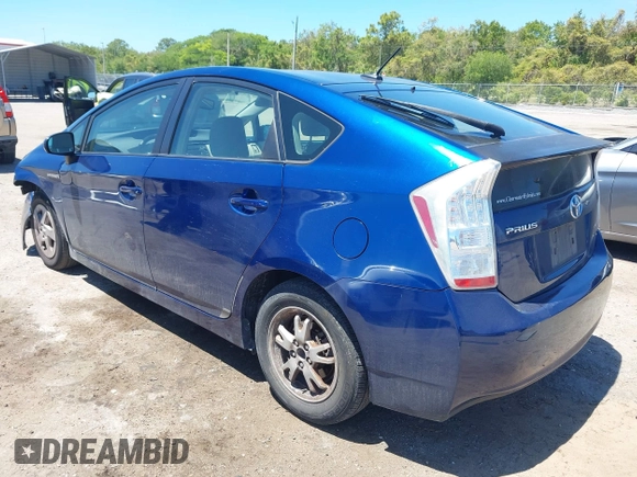 2010 Toyota Prius II with VIN JTDKN3DU7A0106780, listed as a IAAI auction lot 42049536 with 285,173 mi miles. Bid and sale history available at carsss.com. Image 3.