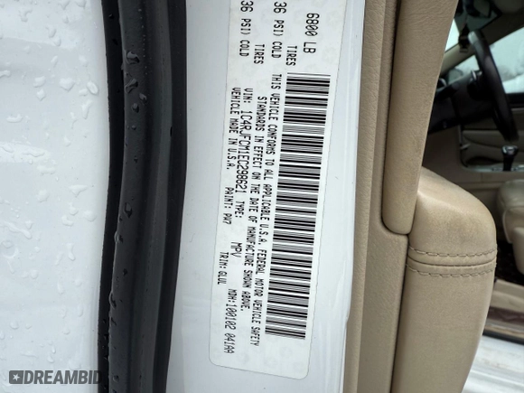 2014 Jeep Grand Cherokee Overland with VIN 1C4RJFCM1EC298621, listed as a Copart auction lot 50373995 with 142,491 mi miles and Clean Title. Bid and sale history available at carsss.com. Image 10.