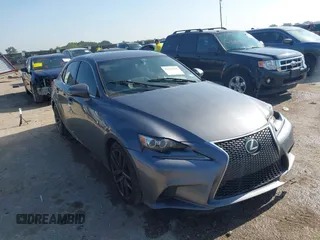2015 Lexus IS 250 with VIN JTHBF1D28F5075242, listed as a IAAI auction lot 42314155 with 161,654 mi miles and . Bid and sale history available at DreamBid. Image 1.
