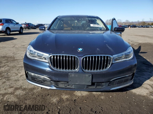 2018 BMW 7 Series ALPINA B7 xDrive with VIN WBA7F2C54JG423847, listed as a Copart auction lot 48316245 with 0 mi miles and Salvage Title. Bid and sale history available at carsss.com. Image 5.