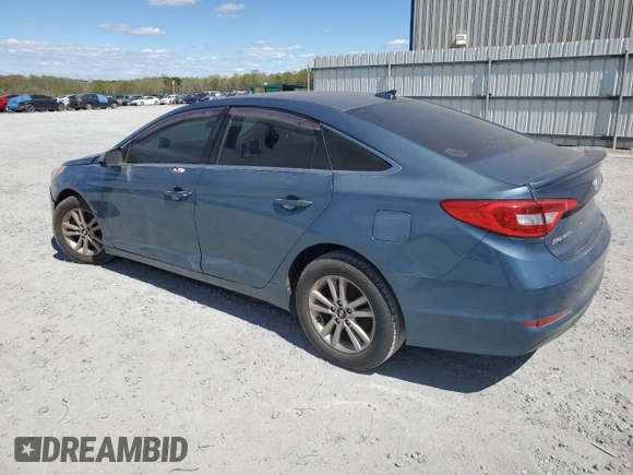2015 Hyundai Sonata 2.4L SE with VIN 5NPE24AF4FH186244, listed as a Copart auction lot 49921124 with 169,870 mi miles and Clean Title. Bid and sale history available at carsss.com. Image 2.