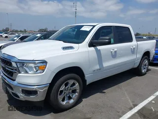 2022 Ram 1500 Big Horn with VIN 1C6SRFFT3NN456823, listed as a IAAI auction lot 42417659 with 5,313 mi miles and . Bid and sale history available at DreamBid. Image 18.
