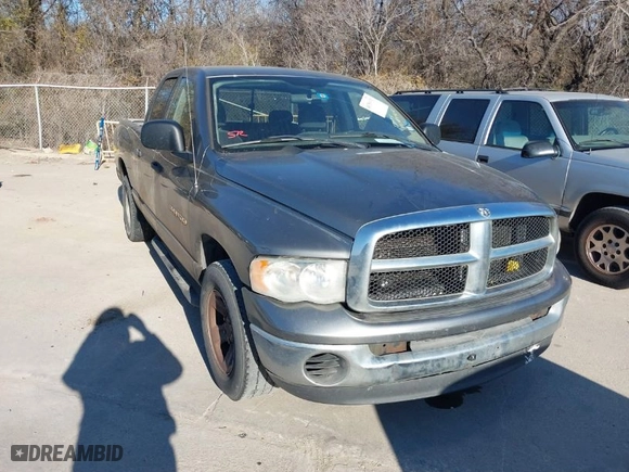 2005 Dodge Ram 1500 SLT with VIN 1D7HA18N75S198261, listed as a IAAI auction lot 41384415 with 257,516 mi miles. Bid and sale history available at carsss.com. Image 1.