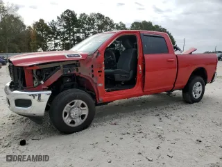 2020 Ram 2500 Big Horn with VIN 3C6UR5DJXLG141379, listed as a Copart auction lot 77498154 with 0 mi miles and Salvage Title. Bid and sale history available at carsss.com. Image 1.