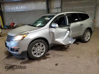 2015 Chevrolet Traverse LT with VIN 1GNKRGKD5FJ324711, listed as a Copart auction lot 50052505 with 126,555 mi miles and Salvage Title. Bid and sale history available at carsss.com. Image 1.