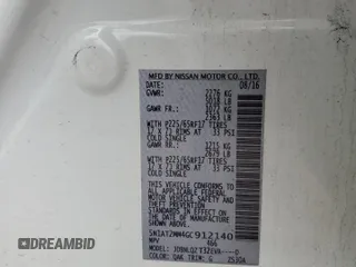 2016 Nissan Rogue S z VIN 5N1AT2MM4GC912140, wystawiony jako Copart lot #58133605 z przebiegiem 155 185 mil mil oraz Szkoda całkowita • Salvage title. Historia ofert i sprzedaży dostępna na DreamBid. Obrazek 14.