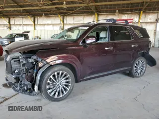2023 Hyundai Palisade Calligraphy z VIN KM8R7DGE0PU643247, wystawiony jako Copart lot #57632025 z przebiegiem 44 743 mil mil oraz Szkoda całkowita • Salvage title. Historia ofert i sprzedaży dostępna na DreamBid. Obrazek 1.