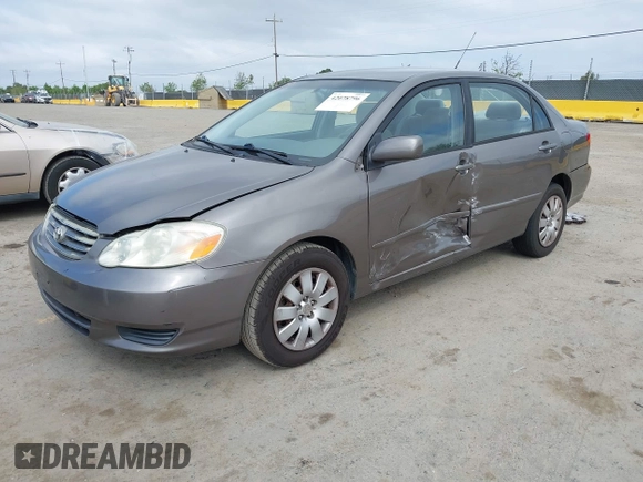2003 Toyota Corolla CE with VIN 1NXBR32E33Z073722, listed as a IAAI auction lot 42078796 with 140,801 mi miles and . Bid and sale history available at DreamBid. Image 2.