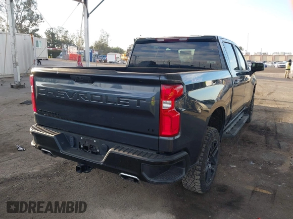 2021 Chevrolet Silverado 1500 LT Trail Boss with VIN 1GCPYFED1MZ449887, listed as a IAAI auction lot 41761670 with 57,324 mi miles and . Bid and sale history available at DreamBid. Image 4.