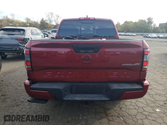 2023 Nissan Frontier SV z VIN 1N6ED1EK6PN638144, wystawiony jako Copart lot #76092204 z przebiegiem 6 523 mil mil oraz Szkoda całkowita • Salvage title. Historia ofert i sprzedaży dostępna na DreamBid. Obrazek 6.