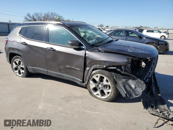 2021 Jeep Compass Limited with VIN 3C4NJDCB6MT604376, listed as a Copart auction lot 49669865 with 86,975 mi miles and Salvage Title. Bid and sale history available at DreamBid. Image 4.